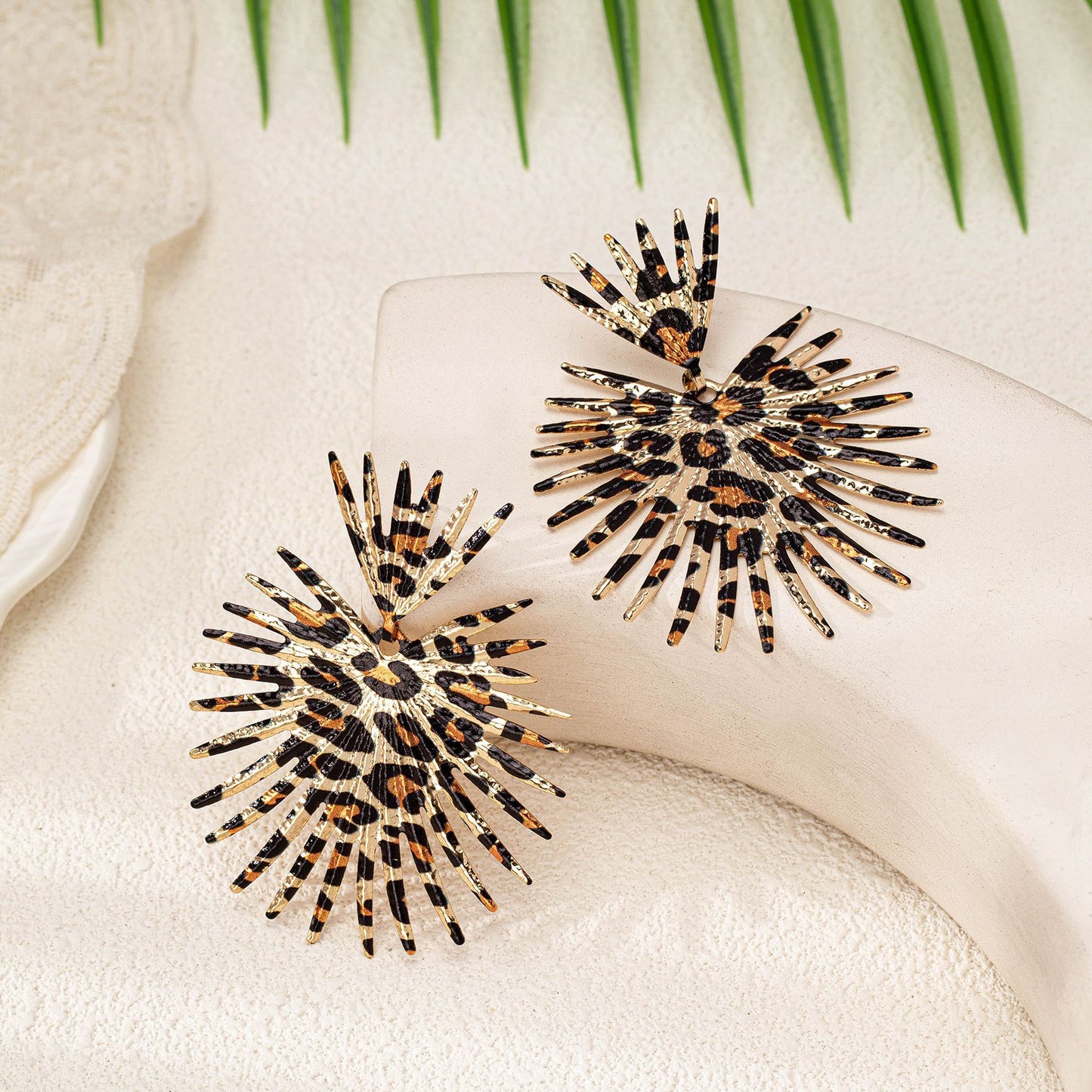 Fashion Temperament Leopard Print Women's Earrings