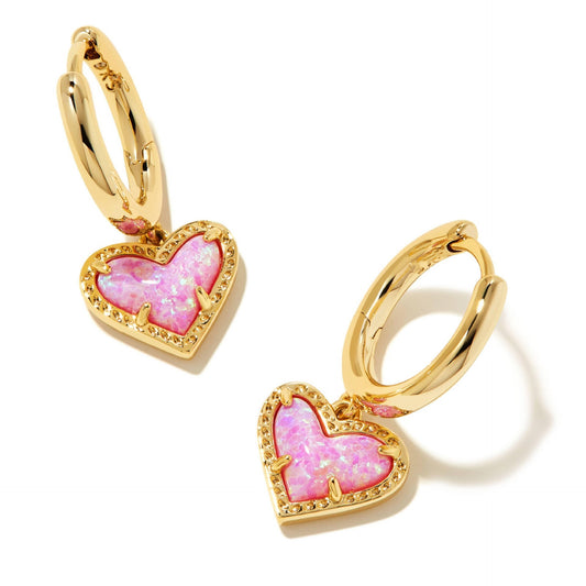 Niche Heart-shaped Zircon Earrings Female Fashion Ear Clips Round Face SIMPLE